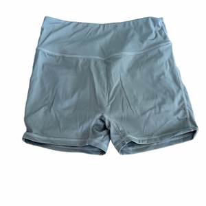 Women's Light Gray Athletic Shorts Woth Pockets
